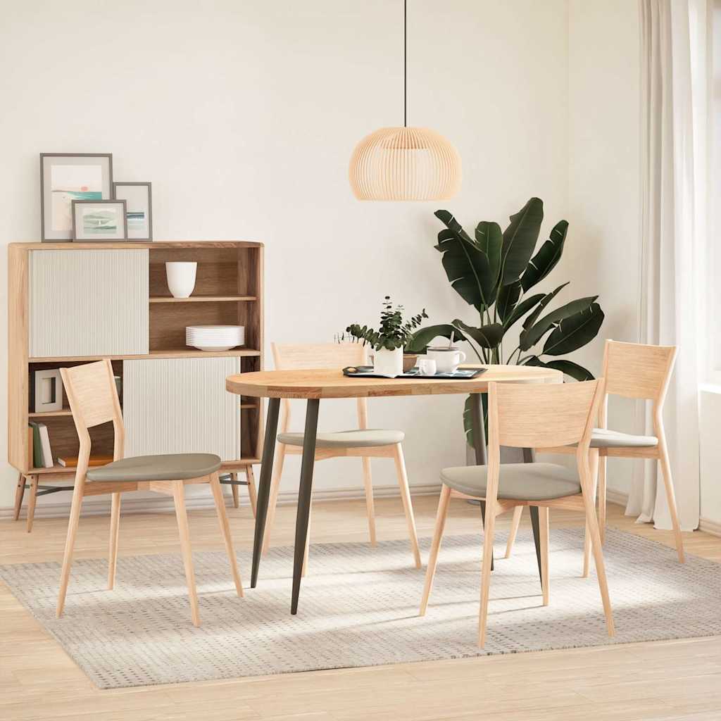 vidaXL Gambe per Tavolo Consolle Forma Conica 4 pz Acciaio Naturale 72-73 cm Acciaio