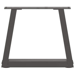 Gambe per Tavolino da Caffè a Forma di V 2 pz Antracite 40x(30-31,3) cm Acciaio 4012526