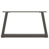 Gambe per Tavolino da Caffè a Forma di V 2 pz Antracite 60x(30-31,3) cm Acciaio 4012534