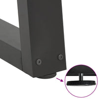 Gambe per Tavolino da Caffè a Forma di V 2 pz Antracite 60x(30-31,3) cm Acciaio