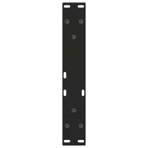 Gambe per Tavolino da Caff¨¨ a Forma di V 2 pz-Set di 2 Gamba per Tavolo Nere 28x(42-43,3) cm Acciaio 763038