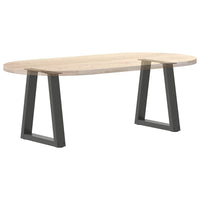 Gambe per Tavolino da Caffè a Forma di V 2 pz Antracite 38x(42-43,3) cm Acciaio 4012546