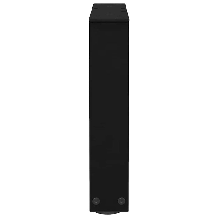 Gambe per Tavolino da Caffè a Forma di V 2 pz Nere 30x(30-31,3) cm Acciaio 4012600