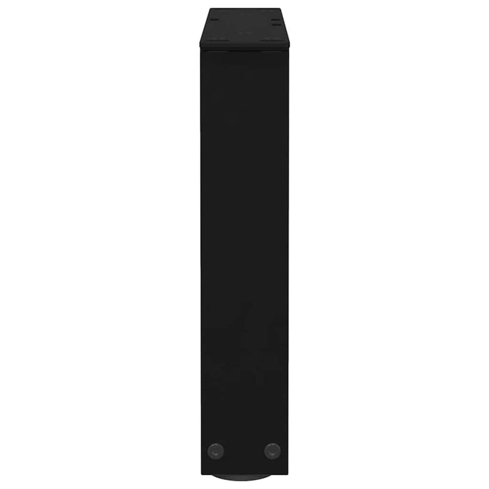 Gambe per Tavolino da Caff¨¨ a Forma di V 2 pz-Set di 2 Gamba per Tavolo Nere 40x(30-31,3) cm Acciaio 627792