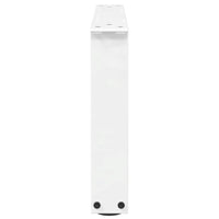 Gambe per Tavolino da Caffè a Forma di V 2 pz Bianche 50x(30-31,3) cm Acciaio 4012609