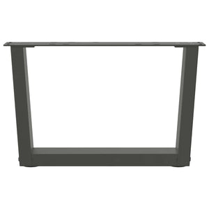 Gambe per Tavolino da Caffè a Forma di V 2 pz Antracite 60x(30-31,3) cm Acciaio 4012614
