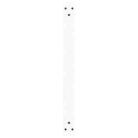 vidaXL Gambe per Tavolino da Caffè a Forma di V 2 pz Bianche 70x(30-31,3) cm Acciaio