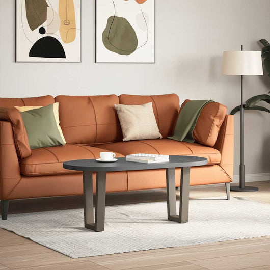 Gambe per Tavolino da Caff¨¨ a Forma di V 2 pz-Set di 2 Gamba per Tavolo Acciaio Naturale 38x(42-43,3) cm Acciaio