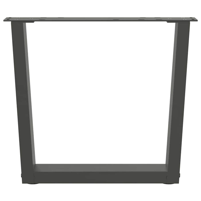 Gambe per Tavolino da Caffè a Forma di V 2 pz Antracite 50x(42-43,3) cm Acciaio 4012630