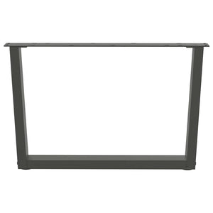Gambe per Tavolino da Caffè a Forma di V 2 pz Antracite 70x(42-43,3) cm Acciaio 4012638