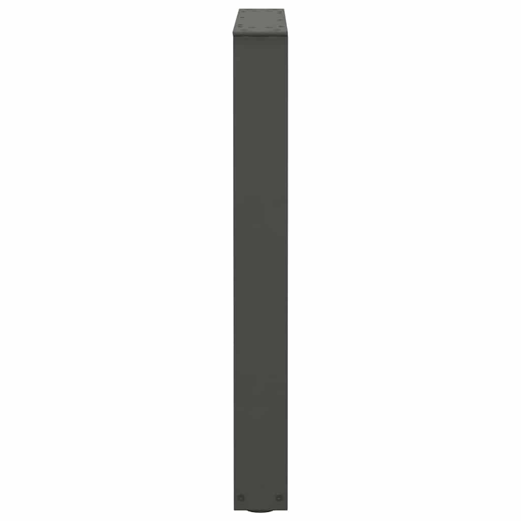 Gambe per tavolo da pranzo a forma di V 2 pz Antracite 60x(72-73,3) cm Acciaio 4012642