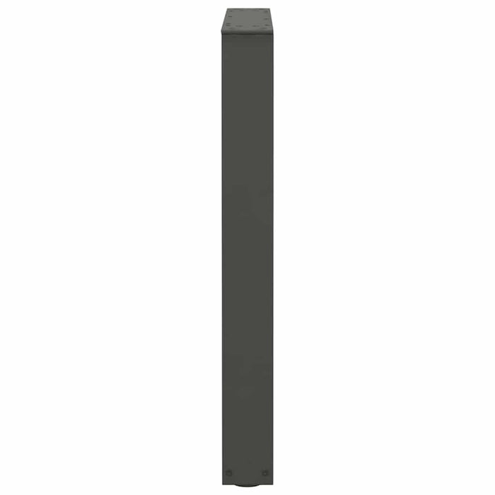 Gambe per tavolo da pranzo a forma di V 2 pz Antracite 60x(72-73,3) cm Acciaio 4012642