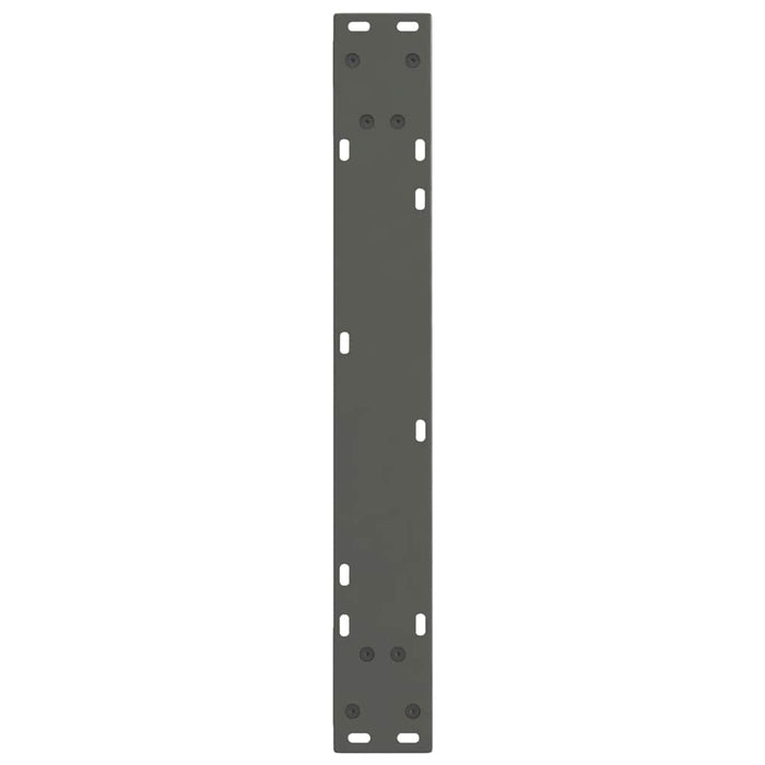 vidaXL Gambe per tavolo da pranzo a forma di V 2 pz Antracite 60x(72-73,3) cm Acciaio