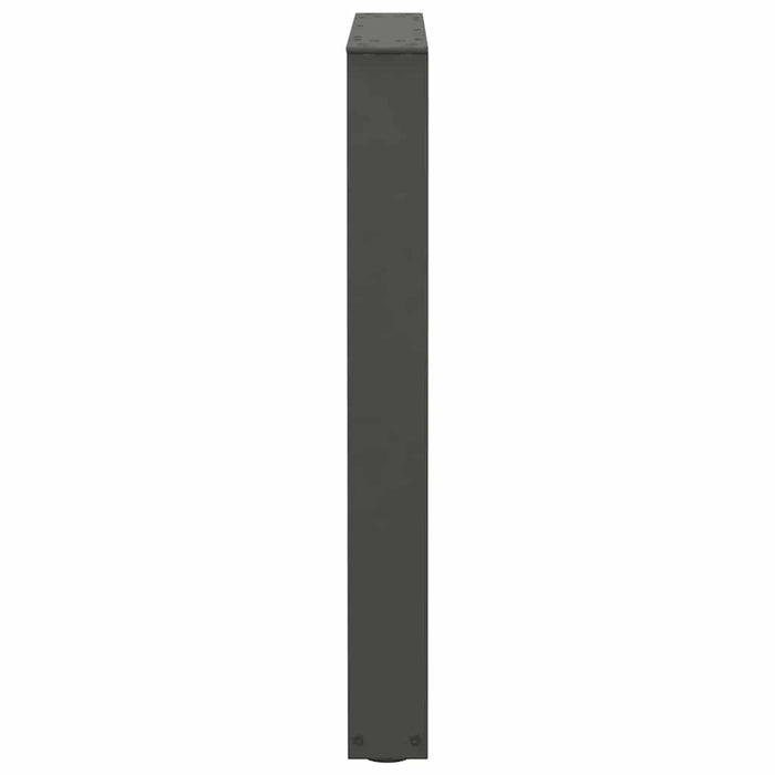 Gambe per tavolo da pranzo a forma di V 3 pz Antracite 70x(72-73,3) cm Acciaio 4012662