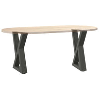 Gambe per Tavolino da Caff¨¨ 2 pz-Set di 2 Gamba per Tavolo Antracite 28x(42-43,3) cm Acciaio