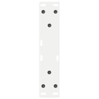 Gambe per Tavolino da Caffè 2 pz Bianche 38x(42-43,3) cm Acciaio 4012701