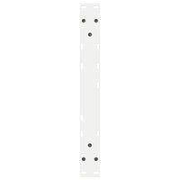 Gambe per tavolino da caffè 2 pz Bianche 50x(42-43,3) cm Acciaio 4012705