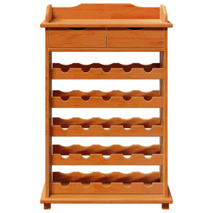 Portabottiglie Marrone 90 x 60 x 30 cm Legno di pino massello 4012190