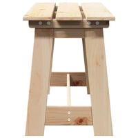 Panchina da esterno Marrone 119 x 35 x 47cm 4012191