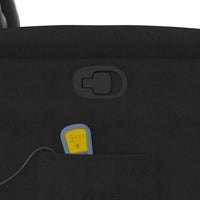 Poltrona Alzapersona Reclinante Massaggiante Nera Microfibra 3303097