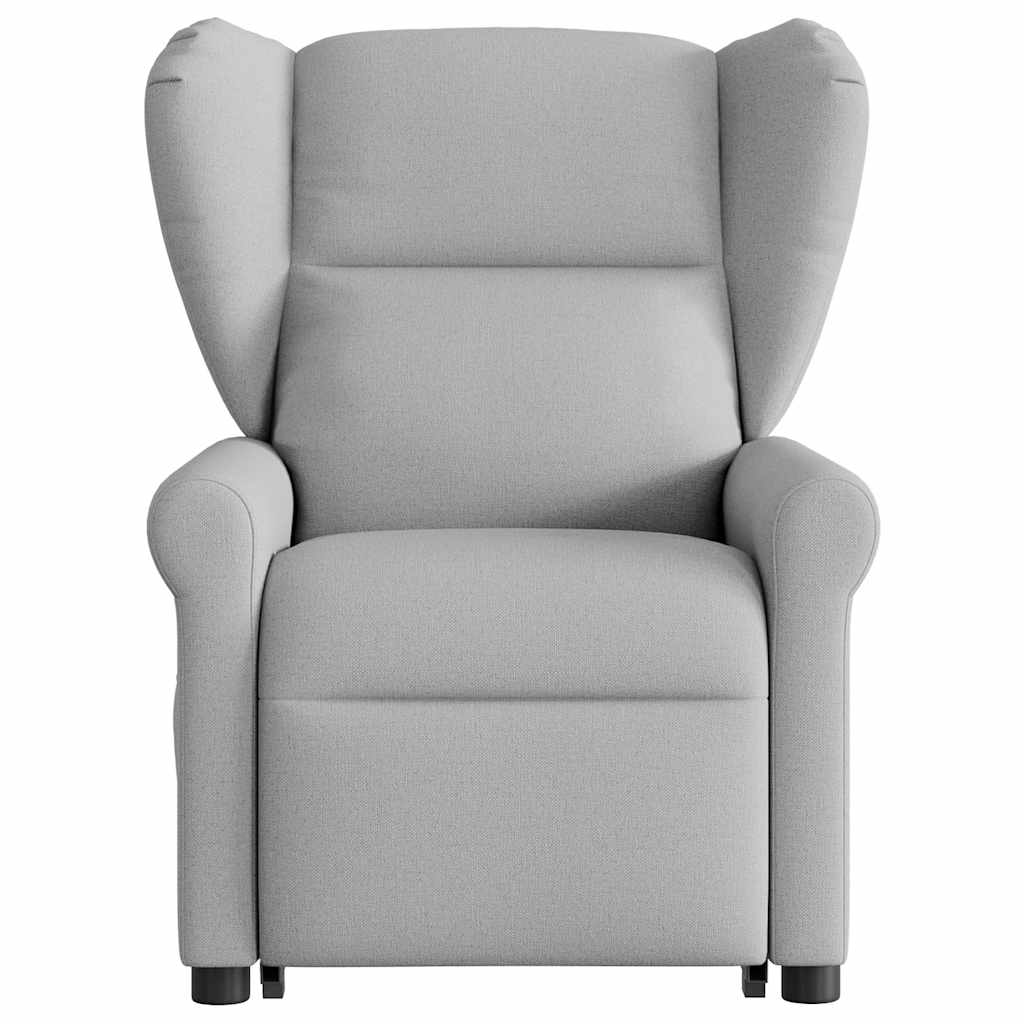 Poltrona Alzapersona Massaggi Elettrica Grigio Nuvola Tessuto 3303413