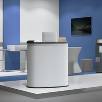 vidaXL Bancone da Fiera Pieghevole 90x48x93 cm in Truciolare