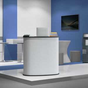 vidaXL Bancone da Fiera Pieghevole 90x48x93 cm in Truciolare