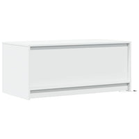 Tavolino da Salotto con Luci LED Bianco in Truciolato 851984