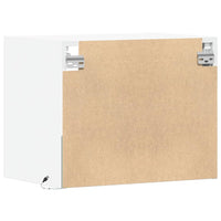 Comodini a Parete con Luci LED 2 pz-Set di 2 Tavolino da notte Bianchi 231753