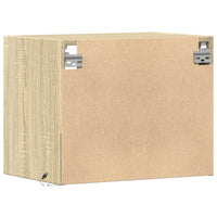 Comodini a Parete con luci LED 2 pz Rovere Sonoma 852066