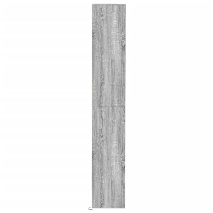 vidaXL Credenza con LED Grigio Sonoma 36x32,5x200 cm Legno Multistrato