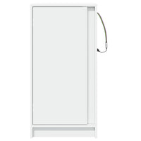 Credenza con LED Bianca 42,5x34x85 cm in Legno Multistrato