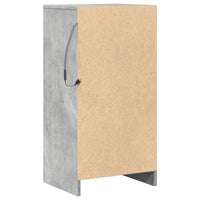 vidaXL Credenza con LED Grigio Cemento 42,5x34x85 cm Legno Multistrato