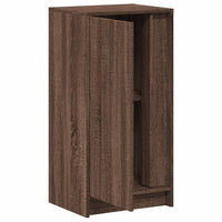 Credenza con LED Rovere Marrone 42,5x34x85 cm Legno Multistrato 852144
