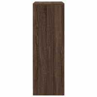 Credenza con LED Rovere Marrone 77x34x100 cm Legno Multistrato 852151