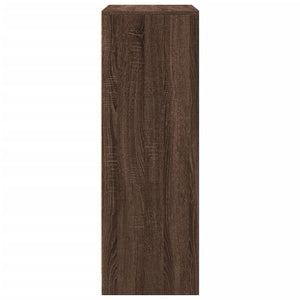 Credenza con LED Rovere Marrone 77x34x100 cm Legno Multistrato