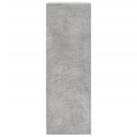 vidaXL Credenza con LED Grigio Cemento 42,5x34x100cm Legno Multistrato