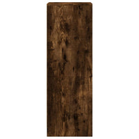 Credenza con LED Rovere Fumo 42,5x34x100cm in Legno Multistrato 852156