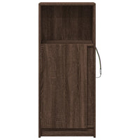 Credenza con LED Rovere Marrone 42,5x34x100cm Legno Multistrato