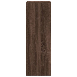 Credenza con LED Rovere Marrone 42,5x34x100cm Legno Multistrato