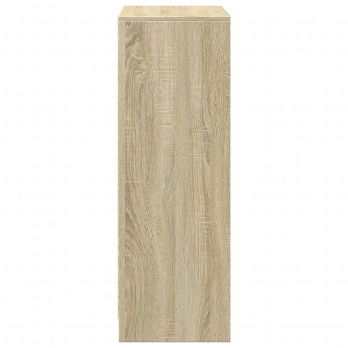 Credenza con LED Rovere Sonoma 72x34x100cm in Legno Multistrato 852161