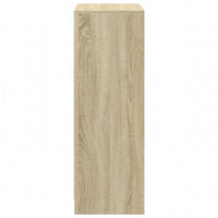 vidaXL Credenza con LED Rovere Sonoma 72x34x100cm in Legno Multistrato