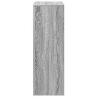 Credenza con LED Grigio Sonoma 72x34x100cm in Legno Multistrato 852164