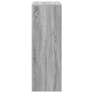 Credenza con LED Grigio Sonoma 72x34x100cm in Legno Multistrato 852164