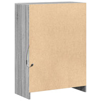 Credenza con LED Grigio Sonoma 72x34x100cm in Legno Multistrato 852164