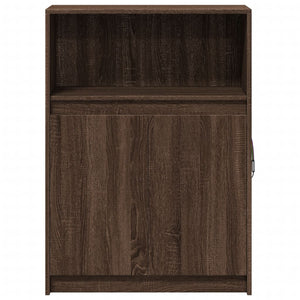 Credenza con LED Rovere Marrone 72x34x100 cm Legno Multistrato 852165