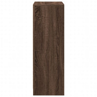 Credenza con LED Rovere Marrone 72x34x100 cm Legno Multistrato 852165