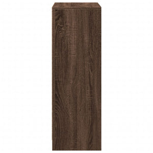 Credenza con LED Rovere Marrone 72x34x100 cm Legno Multistrato 852165