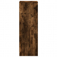 Credenza con LED Rovere Fumo 38x34x100 cm in Legno Multistrato 852170