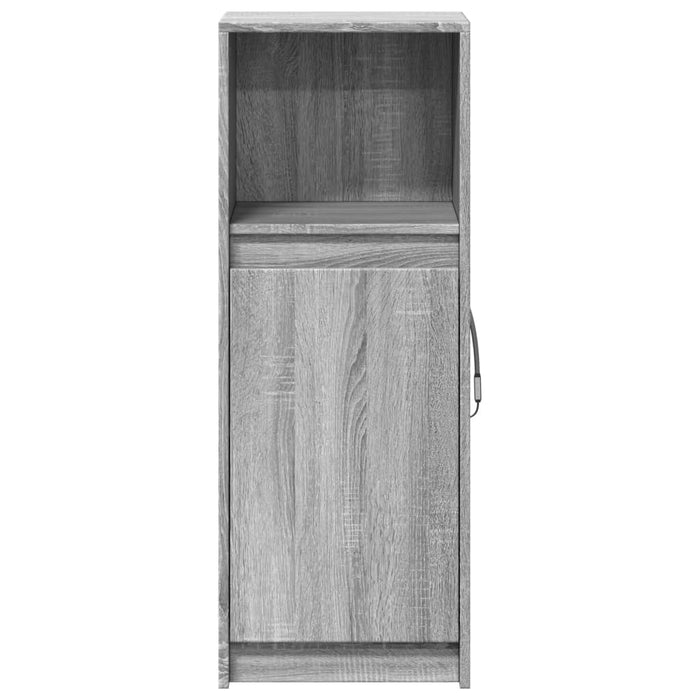 Credenza con LED Grigio Sonoma 38x34x100cm in Legno Multistrato 852171